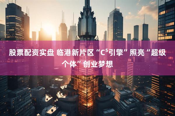 股票配资实盘 临港新片区“C⁵引擎”照亮“超级个体”创业梦想